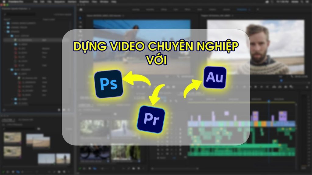 Dựng video chuyên nghiệp với Adobe Premiere, Audition & Photoshop