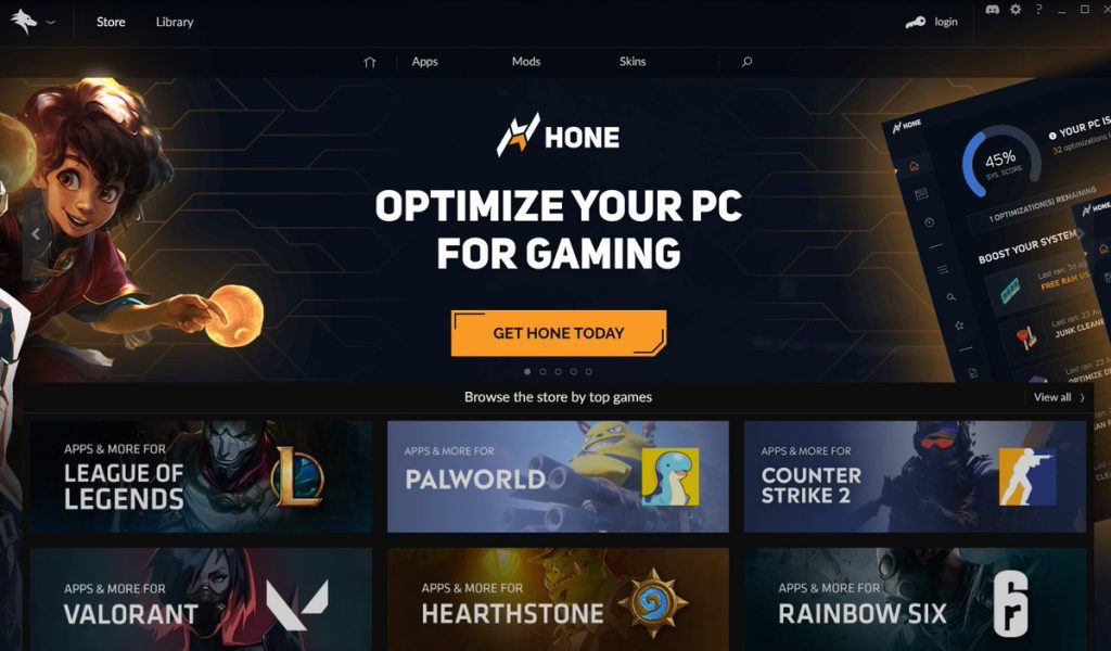 Chơi Game FPS cao với Trình tối ưu hóa Hone-Optimizer